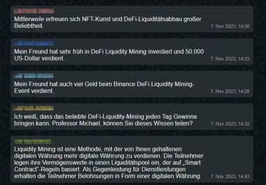 Beispiel Whatsapp Chat